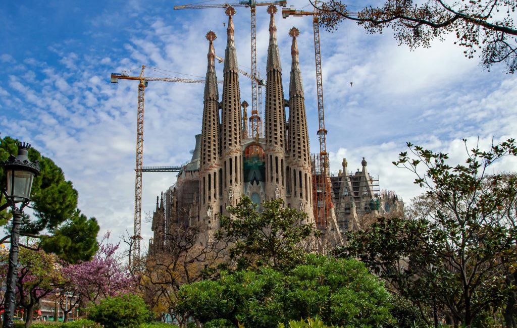 Basilica of the Sagrada Familia of Barcelona